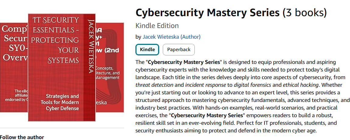 Cybersecurity Mastery Series